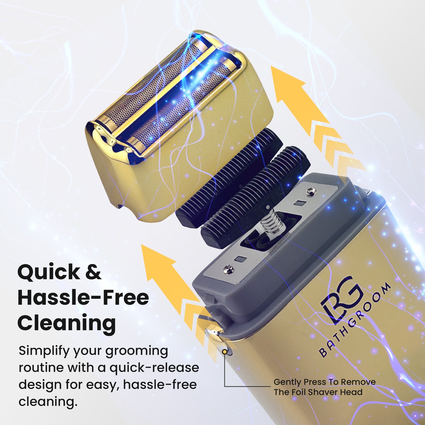 BathGroom Gold Titanium Foil Shaver