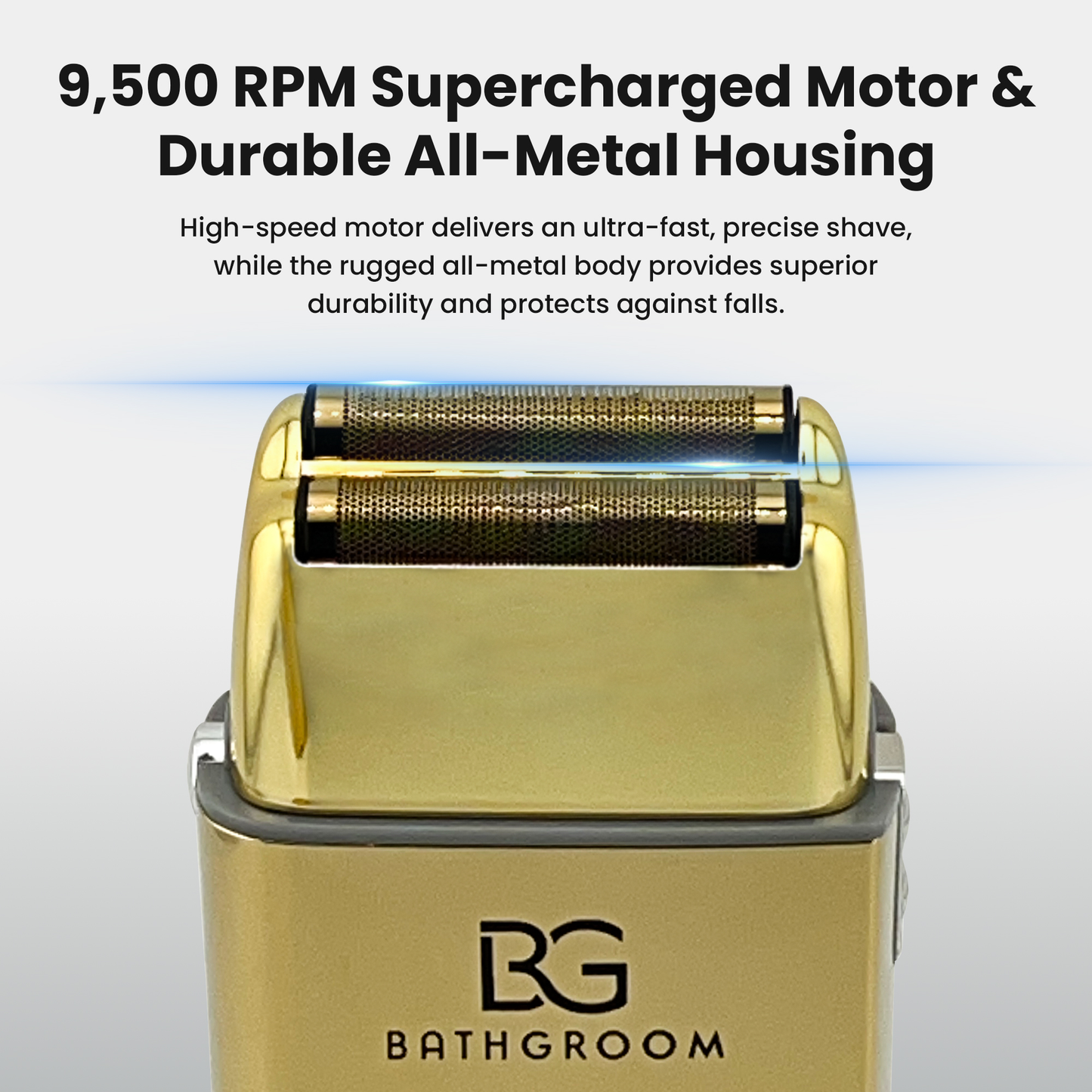 BathGroom Gold Titanium Foil Shaver