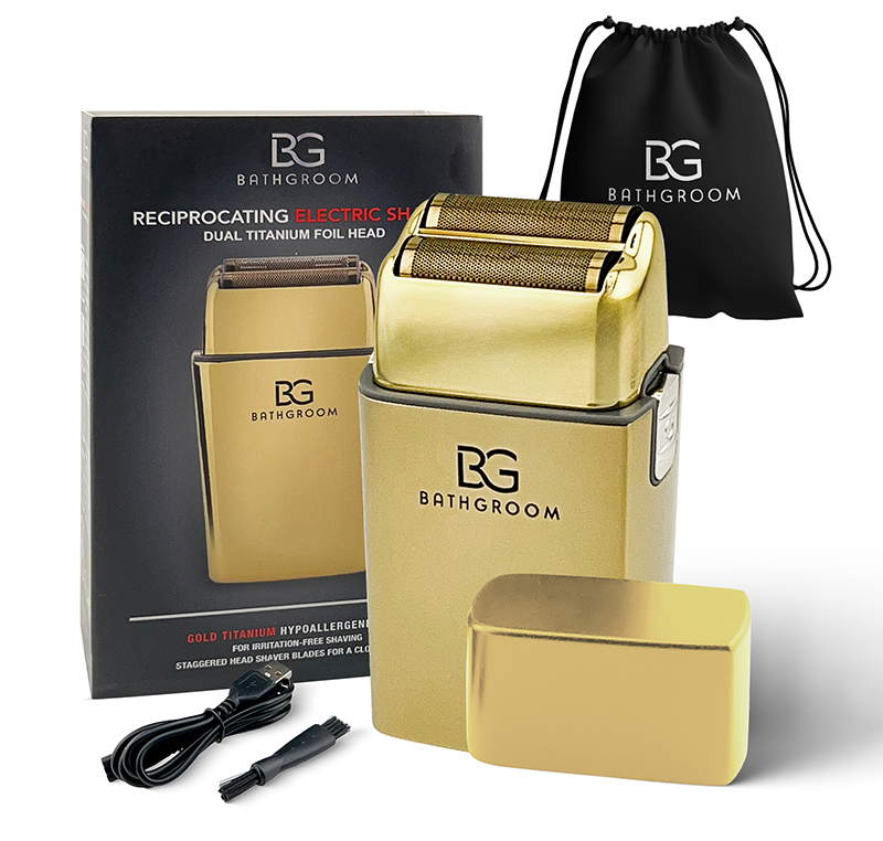BathGroom Gold Titanium Foil Shaver