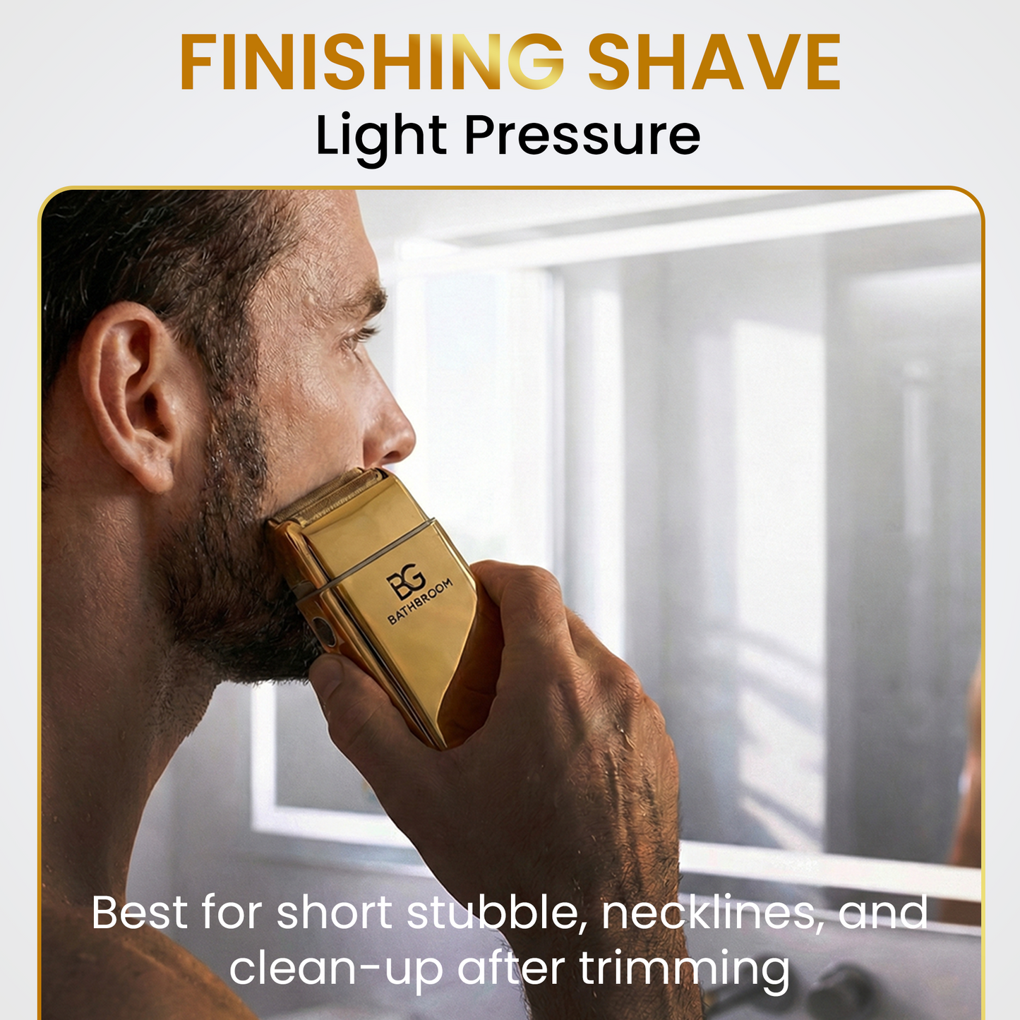 BathGroom gold titanium replacement foil head and dual cutter blades