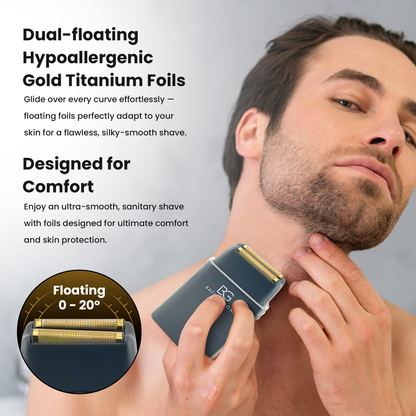 BathGroom Black Titanium Foil Shaver