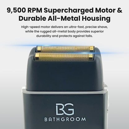 BathGroom Black Titanium Foil Shaver
